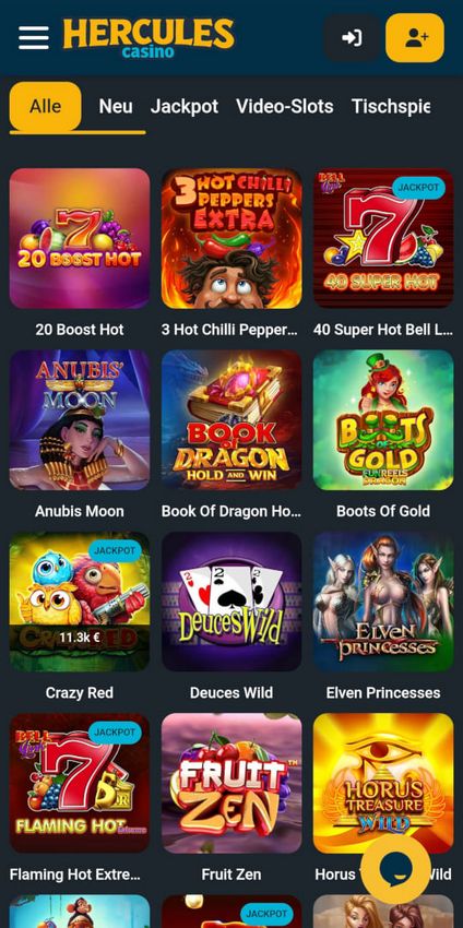Recensione di Hercules Casino: Bonus di benvenuto, Slot e Pagamenti
